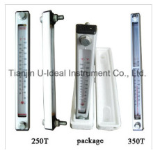 Medidor de óleo de vidro de visão com termômetro